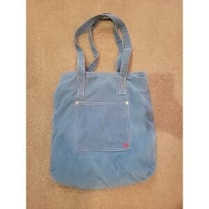Urban Outfitters Blue Corduroy Tote Bag